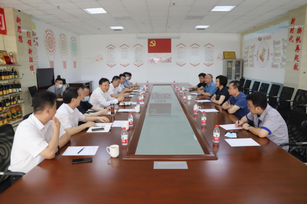 鄒平市委副書記、市長張謙來山東三星集團(tuán)調(diào)研