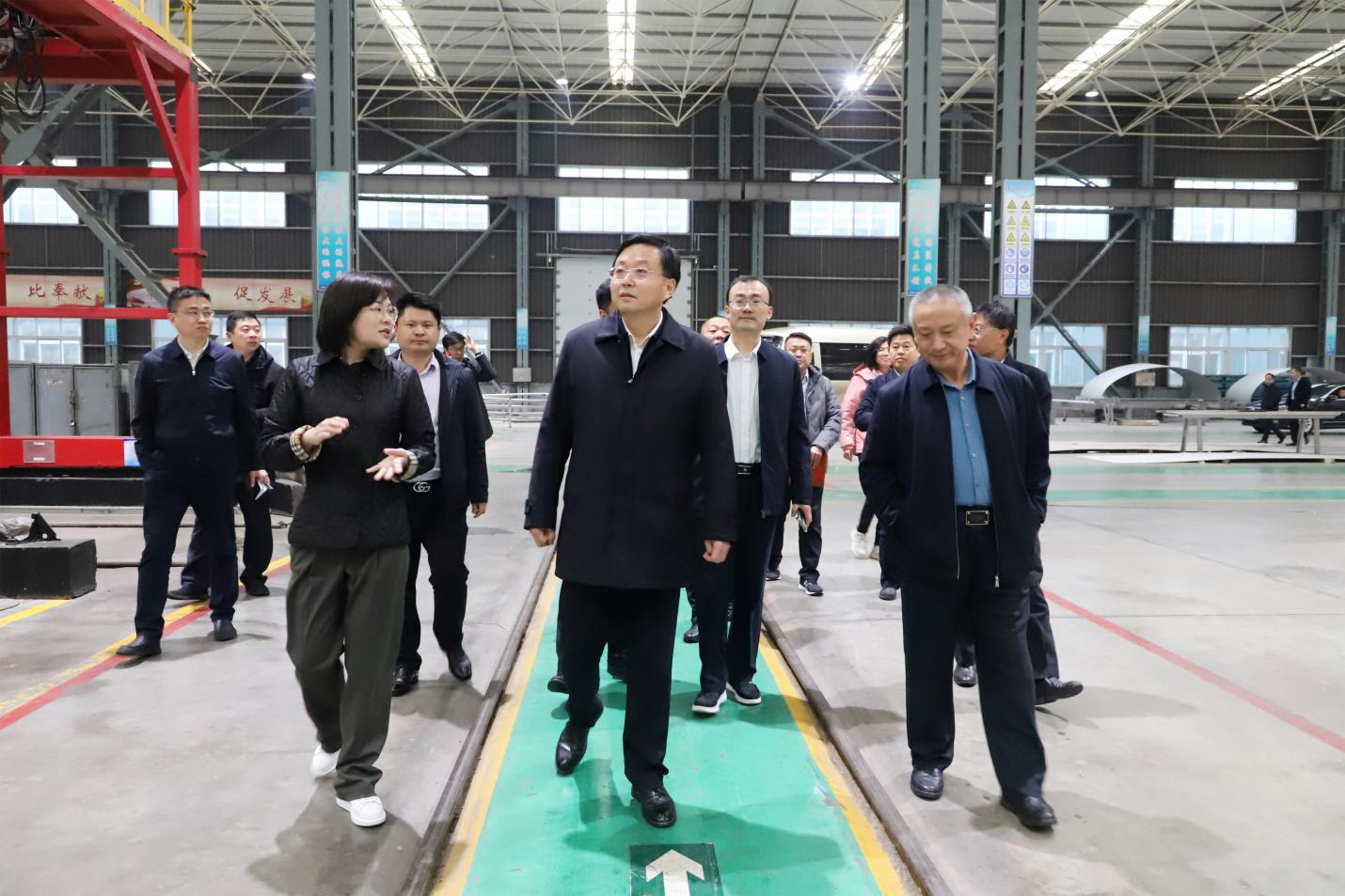 鄒平市委副書記、市長(zhǎng)張謙來山東三星集團(tuán)調(diào)研