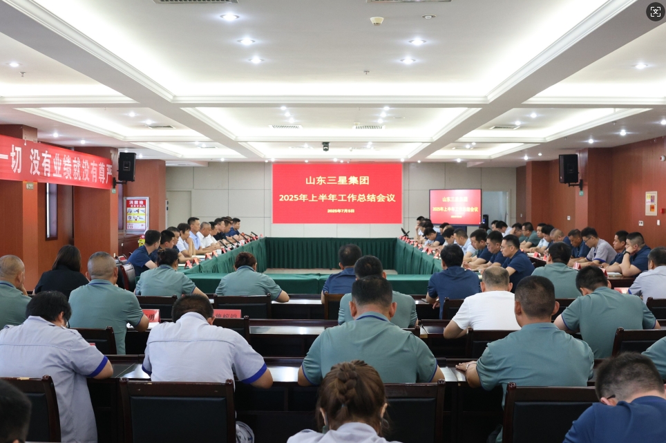 錨定目標 接續(xù)奮斗｜山東三星集團召開2025年上半年工作總結(jié)會議