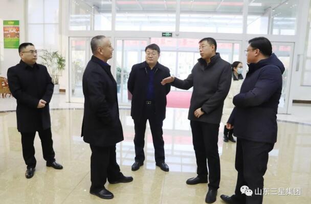 鄒平市委常委、統(tǒng)戰(zhàn)部部長王欣來山東三星集團參觀調研