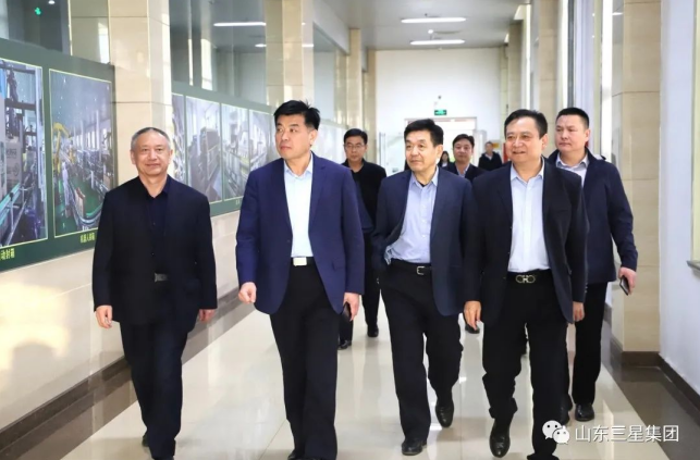 鄒平市副市長、市公安局黨委書記、局長張曰海一行到山東三星集團參觀調(diào)研